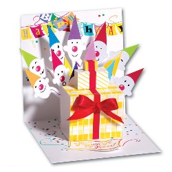 Pop-up коробка-открытка «С Днем Рождения»