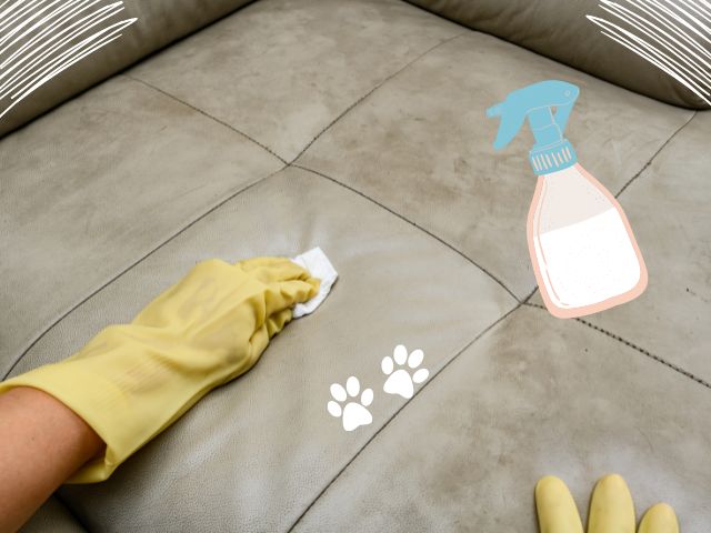 Отмыть диван от кошачьей мочи в домашних условиях