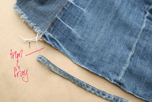 Как сделать на джинсах бахрому снизу в домашних условиях пошагово