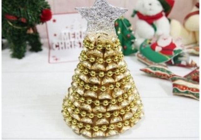 ✓ Идеи новогодней елки из конфет своими руками 📏🎁 📌✂ Интересные идеи поделок своими руками