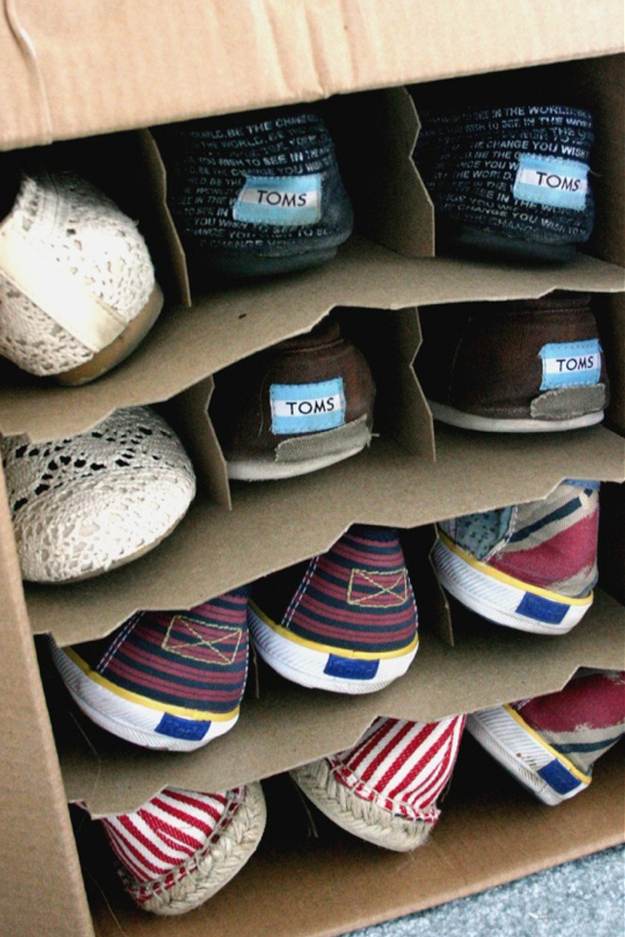 Хранение обуви своими руками. 5 крутых идей, как хранить в прихожей больше обуви
